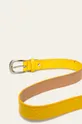 Answear - Kožený opasok žltá