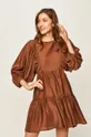 коричневый Answear - Платье