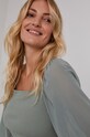 Answear Lab - Bluzka turkusowy OL.3.MB1