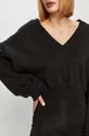 czarny Answear Lab - Bluza bawełniana