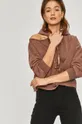brązowy Answear Lab - Bluza bawełniana