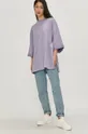 Answear Lab bluza bawełniana fioletowy