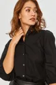 čierna Answear Lab - Bavlnená košeľa
