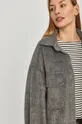 сірий Answear Lab - Пальто з домішкою вовни