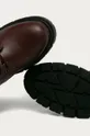 burgundské Answear Lab - Členkové topánky Kylie
