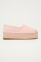 Answear.LAB - Espadrilky Vera Blum imitace semiše růžová VB2021.1.DA