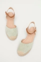 turkusowy Answear Lab - Espadryle