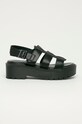 Answear Lab sandały 5-8 cm czarny 1AN.0132.DA