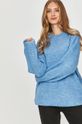 niebieski Answear Lab - Sweter z domieszką wełny