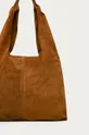 hnedá Answear Lab - Semišová kabelka