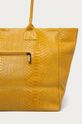 žlutá Answear Lab - Kožená kabelka