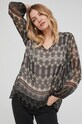 Answear Lab - Bluza de matase 09030D.1KR negru WW22