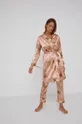 różowy Answear Lab Komplet piżamowy 3-częściowy Damski