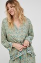 Hodvábne pyžamo Answear.LAB 7056.1KR zelená WW22