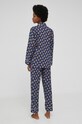Answear Lab piżama bawełniana granatowy no.7.R