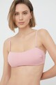 Kupaći grudnjak Answear.LAB lagano učvršćena roza TV003.5K