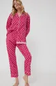 ružová Bavlnené pyžamo Answear Lab Dámsky