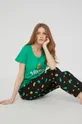 zielony Answear Lab komplet piżamowy Damski