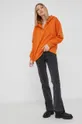 Μπλούζα Answear Lab πορτοκαλί