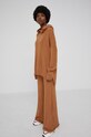 Answear Lab Komplet z domieszką wełny 3329.AJ brązowy WW22