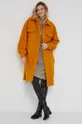 Vlnený kabát Answear Lab oranžová
