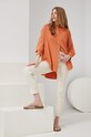 Oblečení Košile Answear.LAB 26697.1.DB oranžová