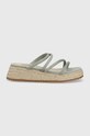 Answear Lab papuci platformă turcoaz M2397.2K