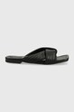 Answear Lab papuci imitatie de piele negru HY2T8.AA