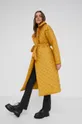 Παλτό Answear Lab κίτρινο