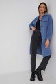 Answear Lab Płaszcz 21753.2RK niebieski WW22