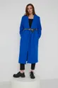 modrá Vlnený kabát Answear Lab