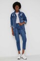 Answear Lab kurtka jeansowa SA9633.KR niebieski WW22