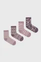 μωβ Κάλτσες Answear Lab (4-pack) Γυναικεία