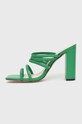 Answear Lab klapki zielony roma.72.1.JS