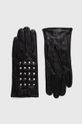 černá Kožené rukavice Answear Lab Dámský