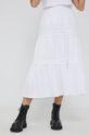 Bavlněná sukně Answear Lab bílá