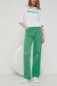 Τζιν παντελόνι Answear Lab πράσινο