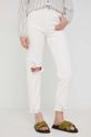 biały Answear Lab jeansy Premium Denim Damski