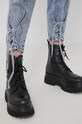 Answear Lab jeansy answear.LAB X limitowana kolekcja festiwalowa BE BRAVE niebieski H9505.w