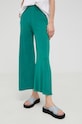 Answear Lab pantaloni  tricotaj verde 61902.DA