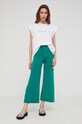 Answear Lab pantaloni  61902.DA verde WW22