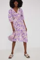 Answear Lab sukienka fioletowy