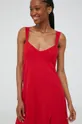 κόκκινο Βαμβακερό φόρεμα Answear Lab X limited festival collection BE BRAVE