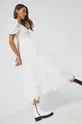 biały Answear Lab sukienka bawełniana