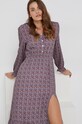 Answear Lab Sukienka fioletowy 5350FTH024LI.1KR