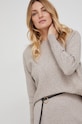 Answear Lab Sukienka i sweter beżowy TD110.3KR