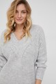 Μάλλινο φόρεμα Answear.LAB γκρί 21228.2KR