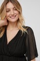 Answear Lab rochie de mătase negru 1835.1KR