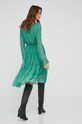 Odzież Answear Lab sukienka jedwabna 20692.1.DA zielony