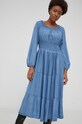 Šaty Answear.LAB modrá 71623CX.K